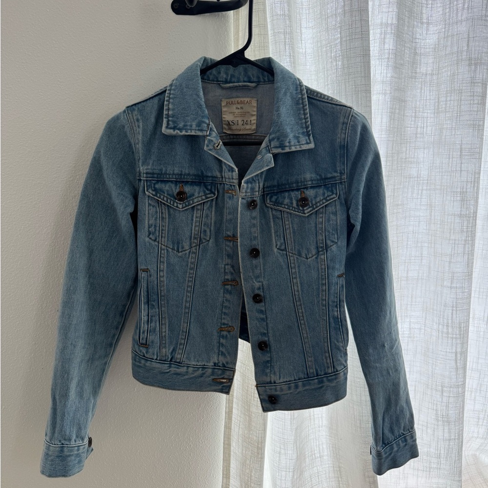 Pull&Bear Light Blue Denim Jacket